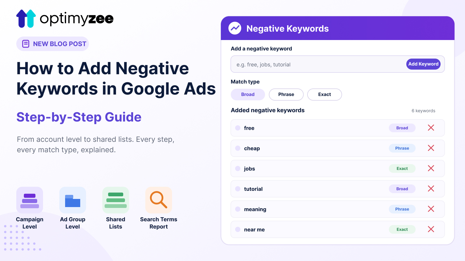 How to Add Negative Keywords in Google Ads (Step-by-Step)